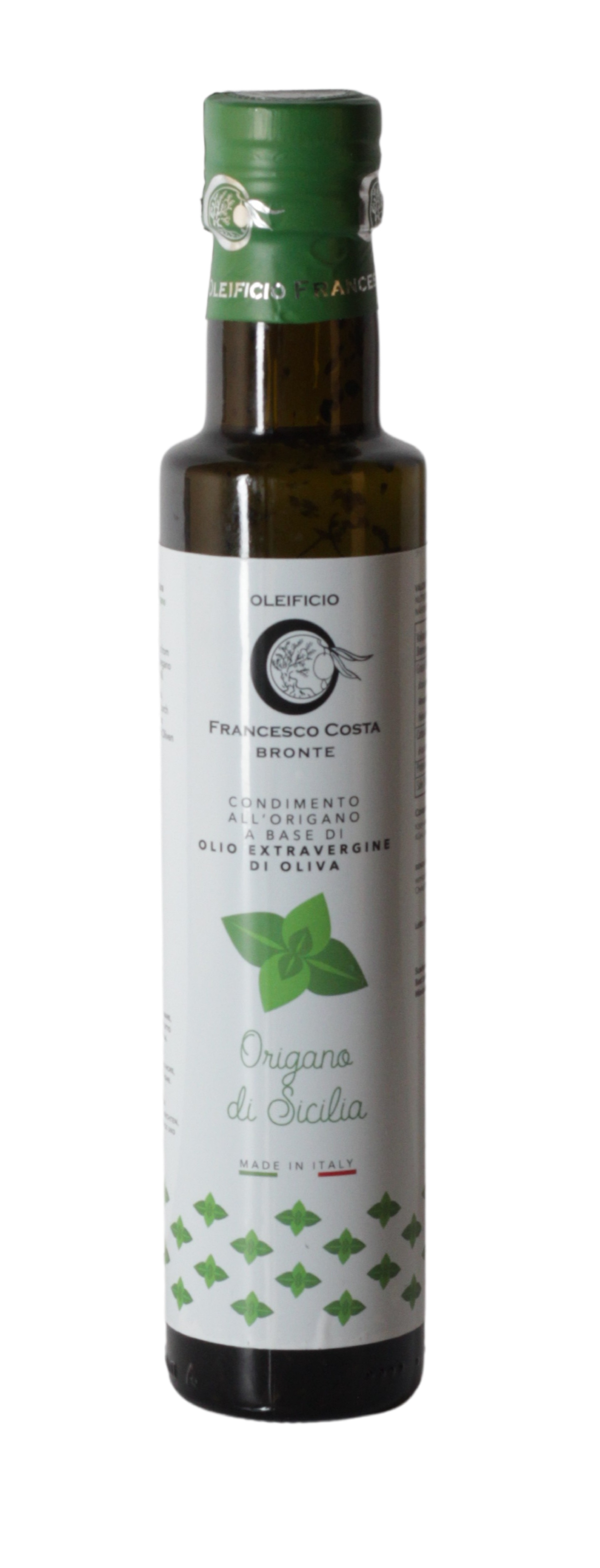 Oleificio Costa, Condimento Olive e Origano Selvatico 250 ml, Olivenöl, 0,25 l