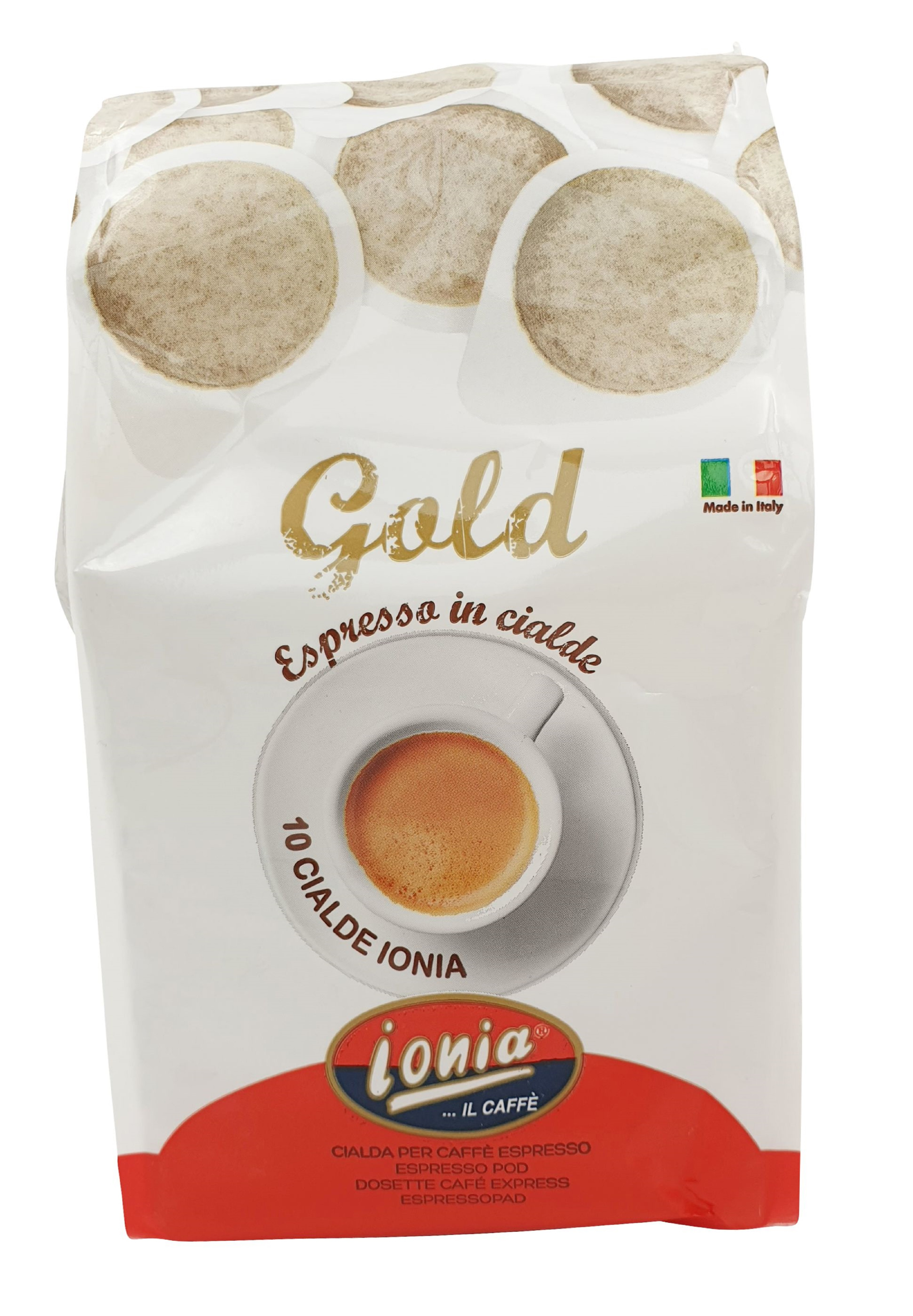 Ionia, Espresso in Cialde Gold 70 g Packung, Espresso, 0,07 kg