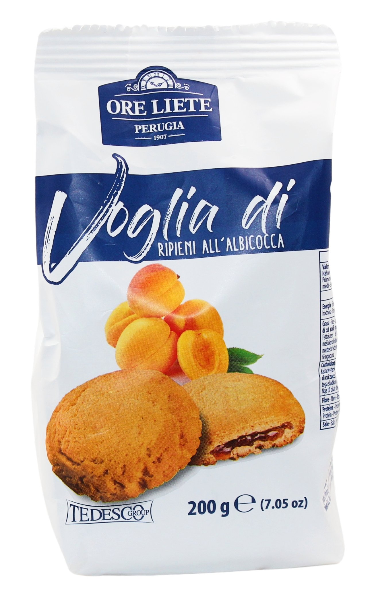 Ore Liete, Voglia di Ripieni all'Albicocca 200 g, Süßwaren, 0,2 kg