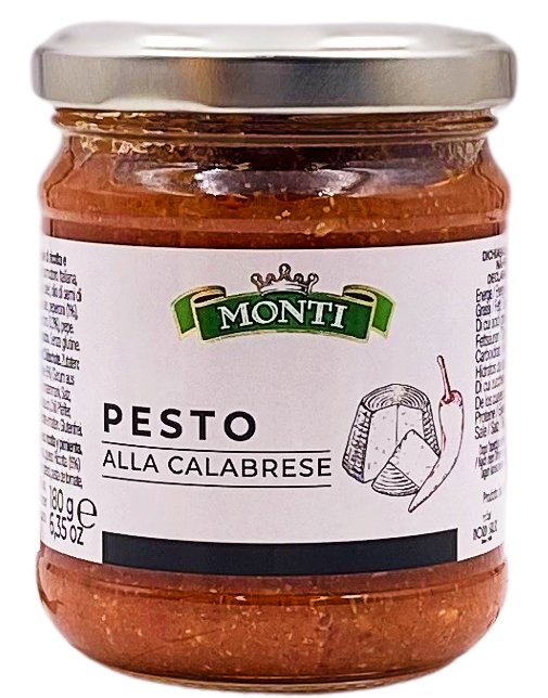 Monti, Pesto Calabrese 180g, Saucen & Pesto, 0,18 kg