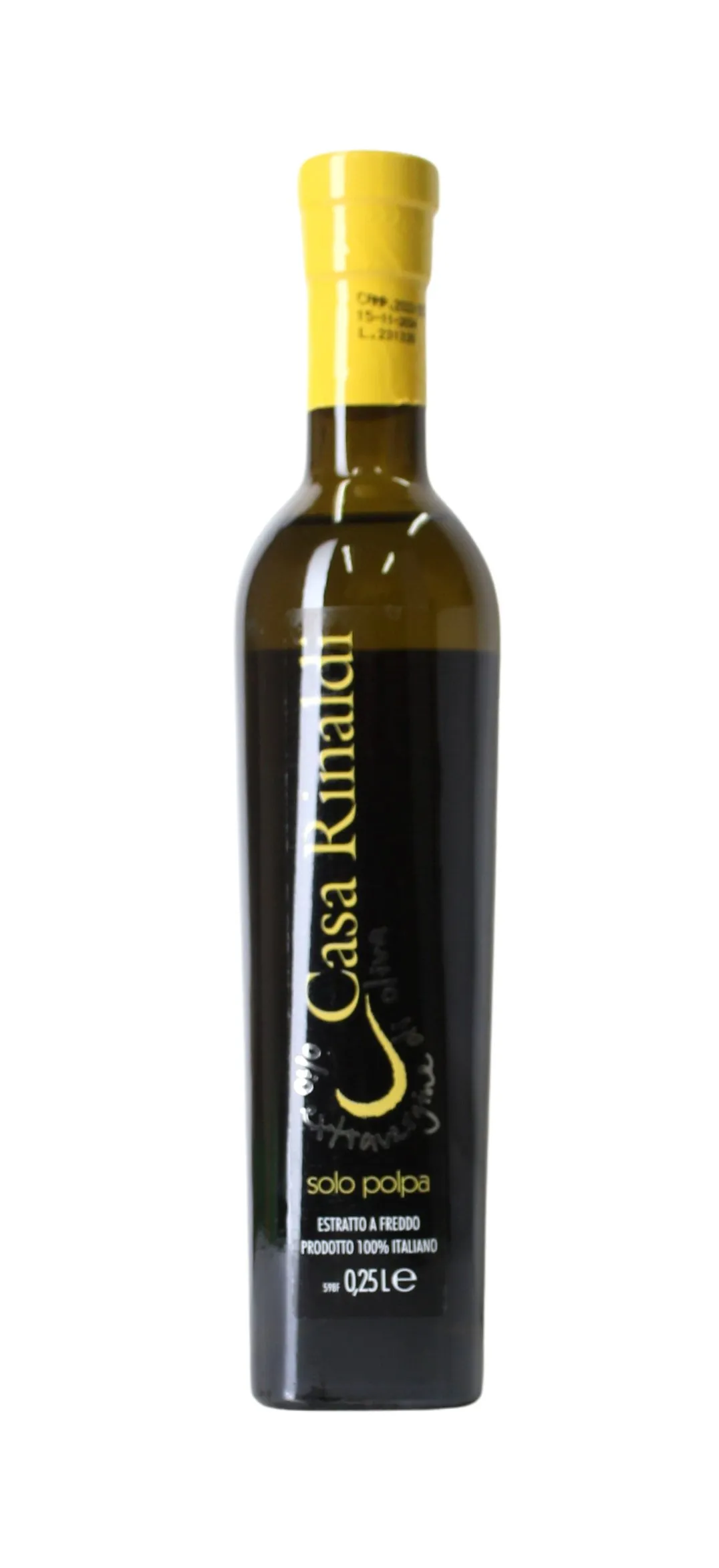 Casa Rinaldi, Olio Extra Vergine di Oliva Solo Polpa 250 ml, Olivenöl, 0,25 l
