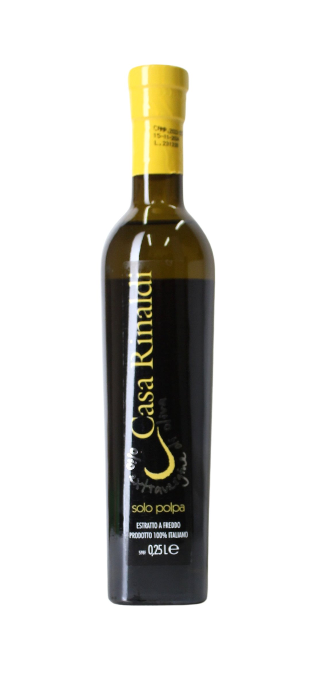 Casa Rinaldi, Olio Extra Vergine di Oliva Solo Polpa 250 ml, Olivenöl, 0,25 l