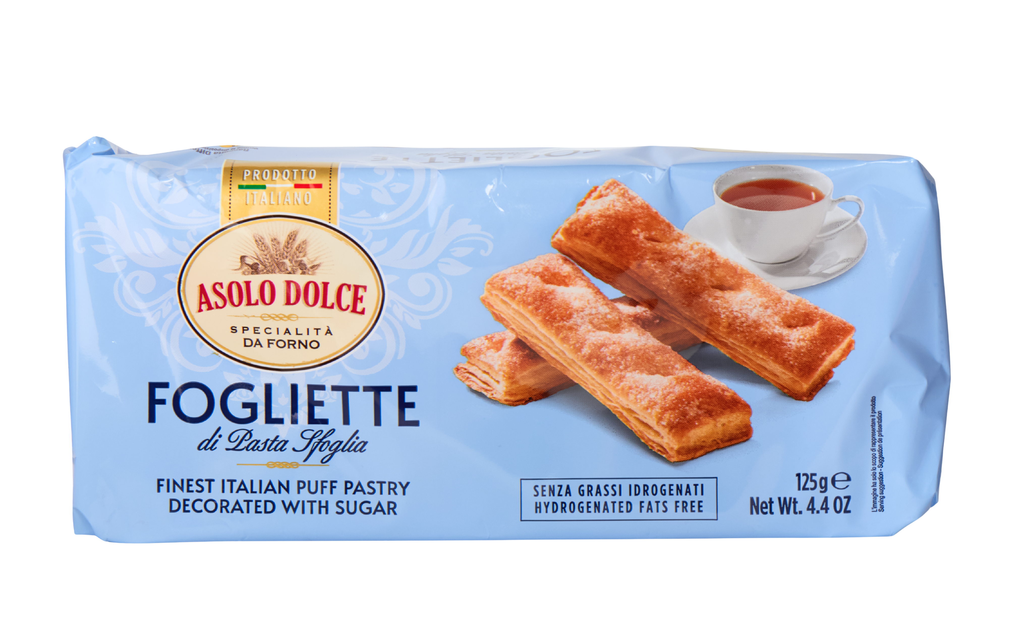 (18,32 €/kg) Asolo Dolce Fogliette di Pasta Sfoglia 125g