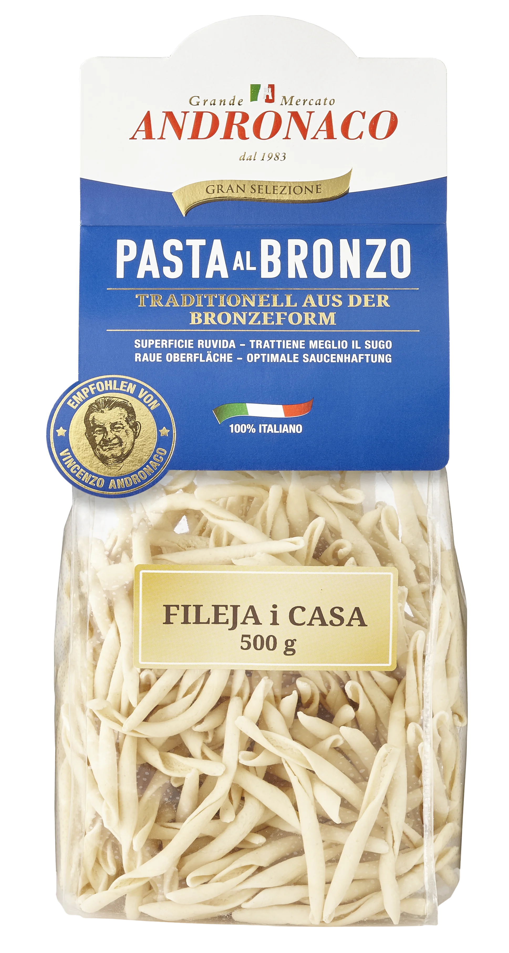Pasta al Bronzo Fileja i Casa 500 g Pasta al Bronzo Fileja i Casa 500 g
