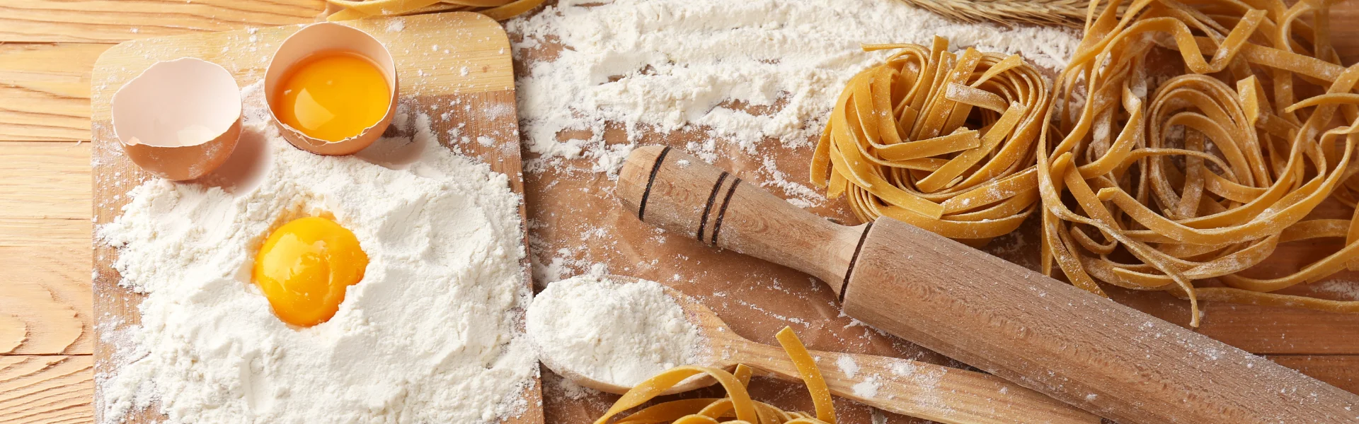 Italienische Nudeln mit Ei