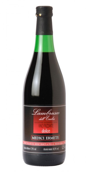 Medici Ermete, Lambrusco Emilia Rosso IGT Dolce, Frizzante, 0,75 l