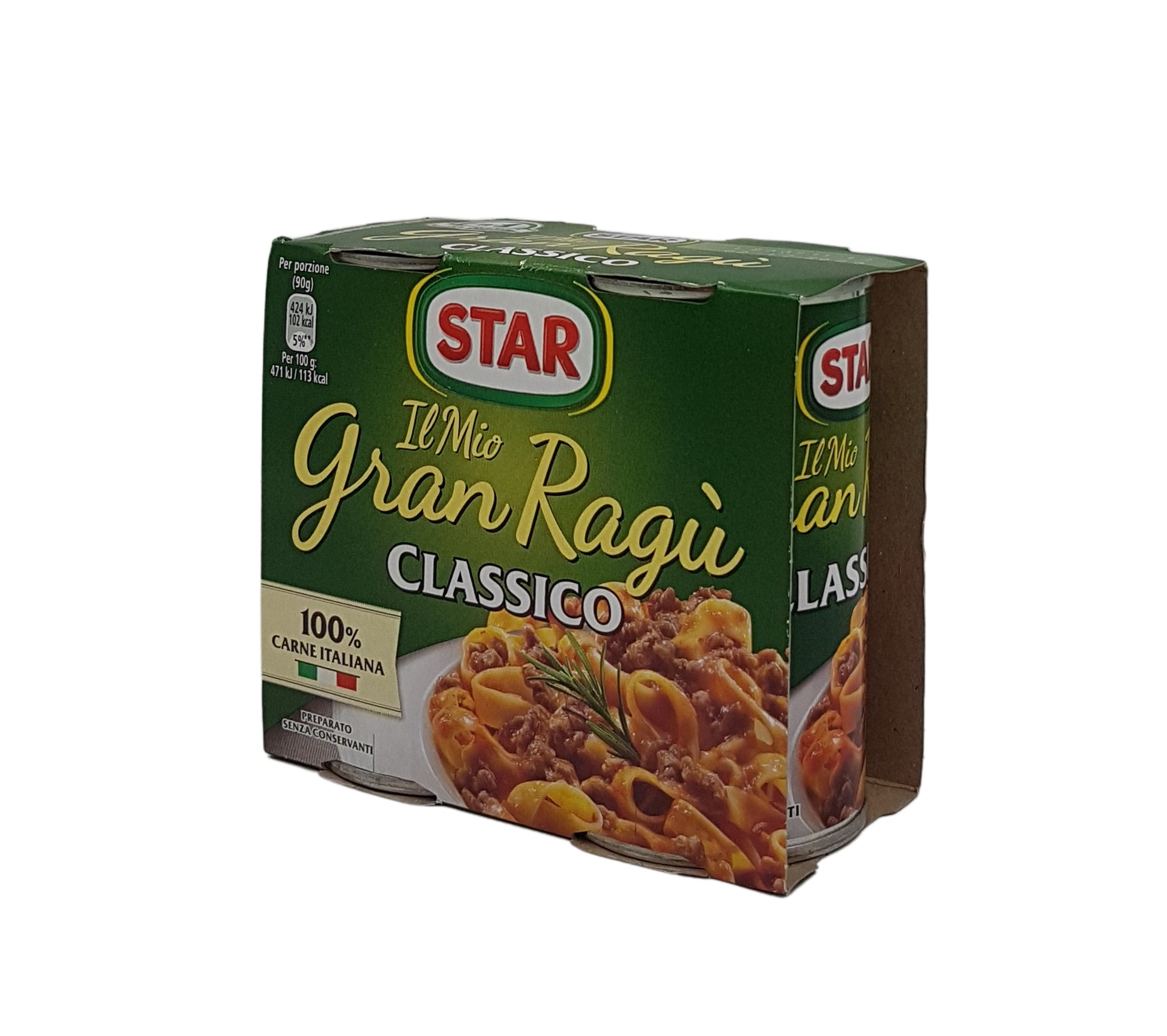 (11,08 €/kg) STAR Il Mio Gran Ragù Classico (2 x 180g)