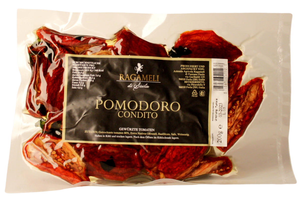 Ragameli, Pomodoro Condito 200 g, Antipasti, 0,2 kg