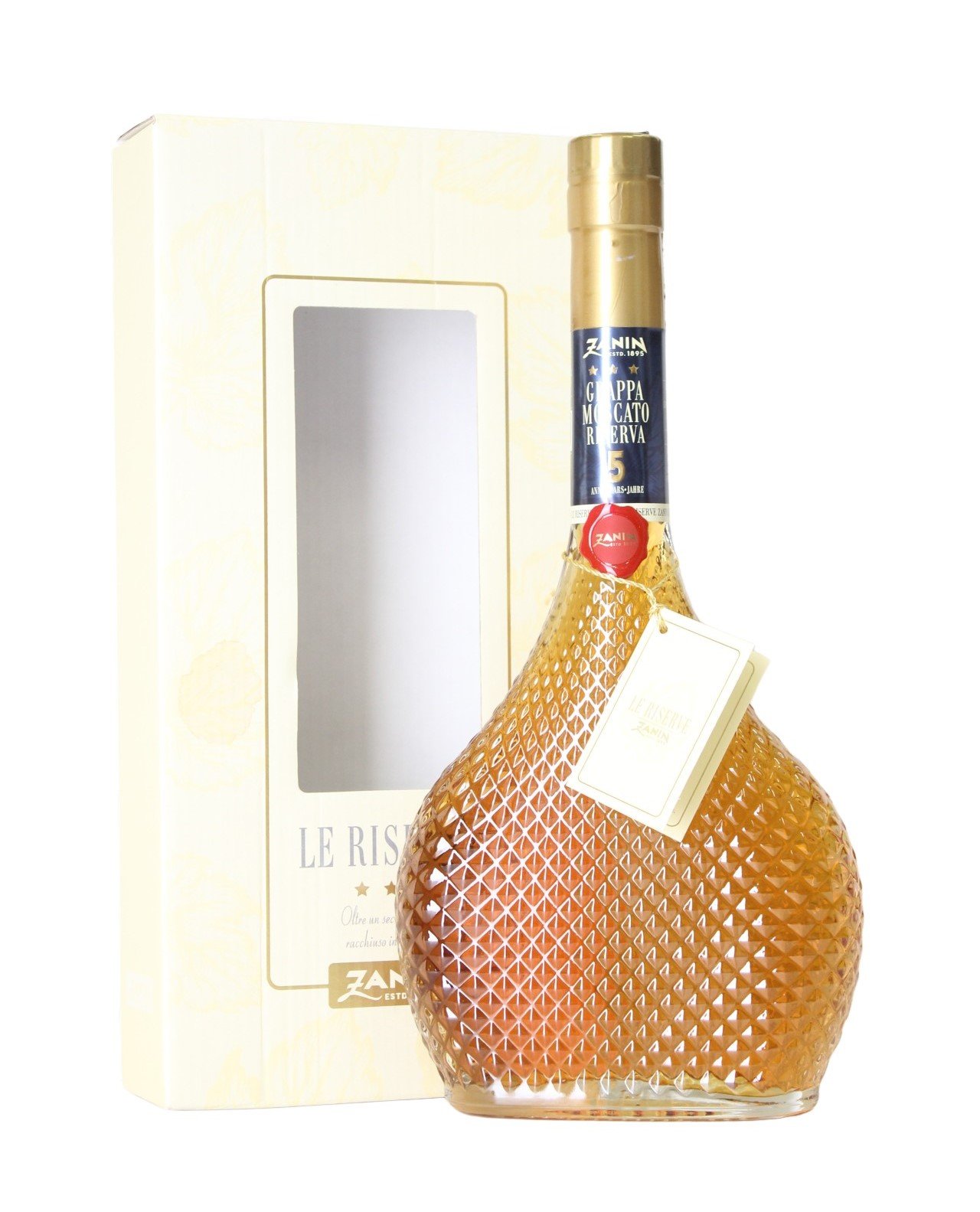 Zanin, Grappa Moscato Riserva 50 cl, Grappa, 0,5 l