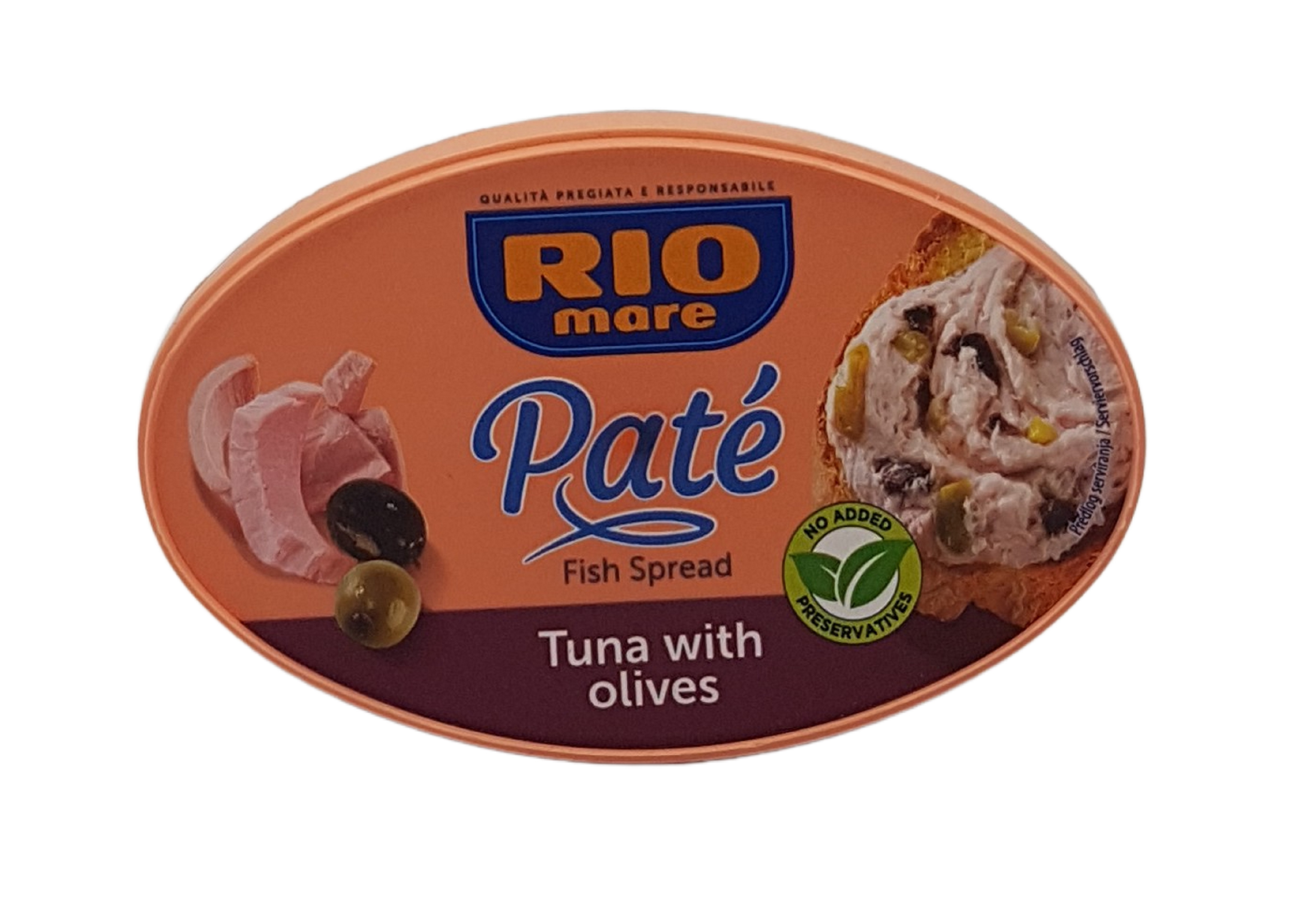Rio Mare, Paté  Tonno e Olive 115 g, Fisch, 0,115 kg