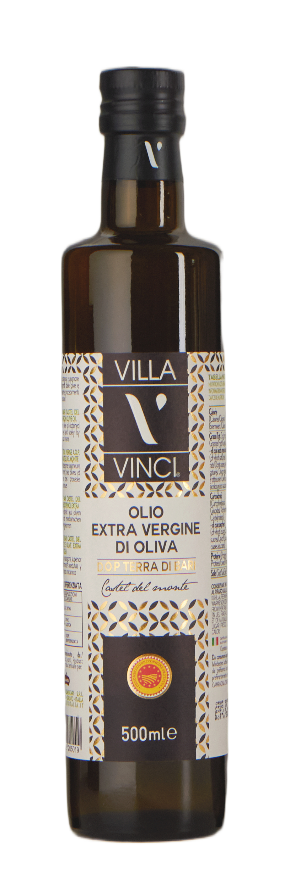 (23,98 €/l) Villa Vinci Olio Extra Vergine di Oliva DOP Terra di Bari Castel del Monte 500ml