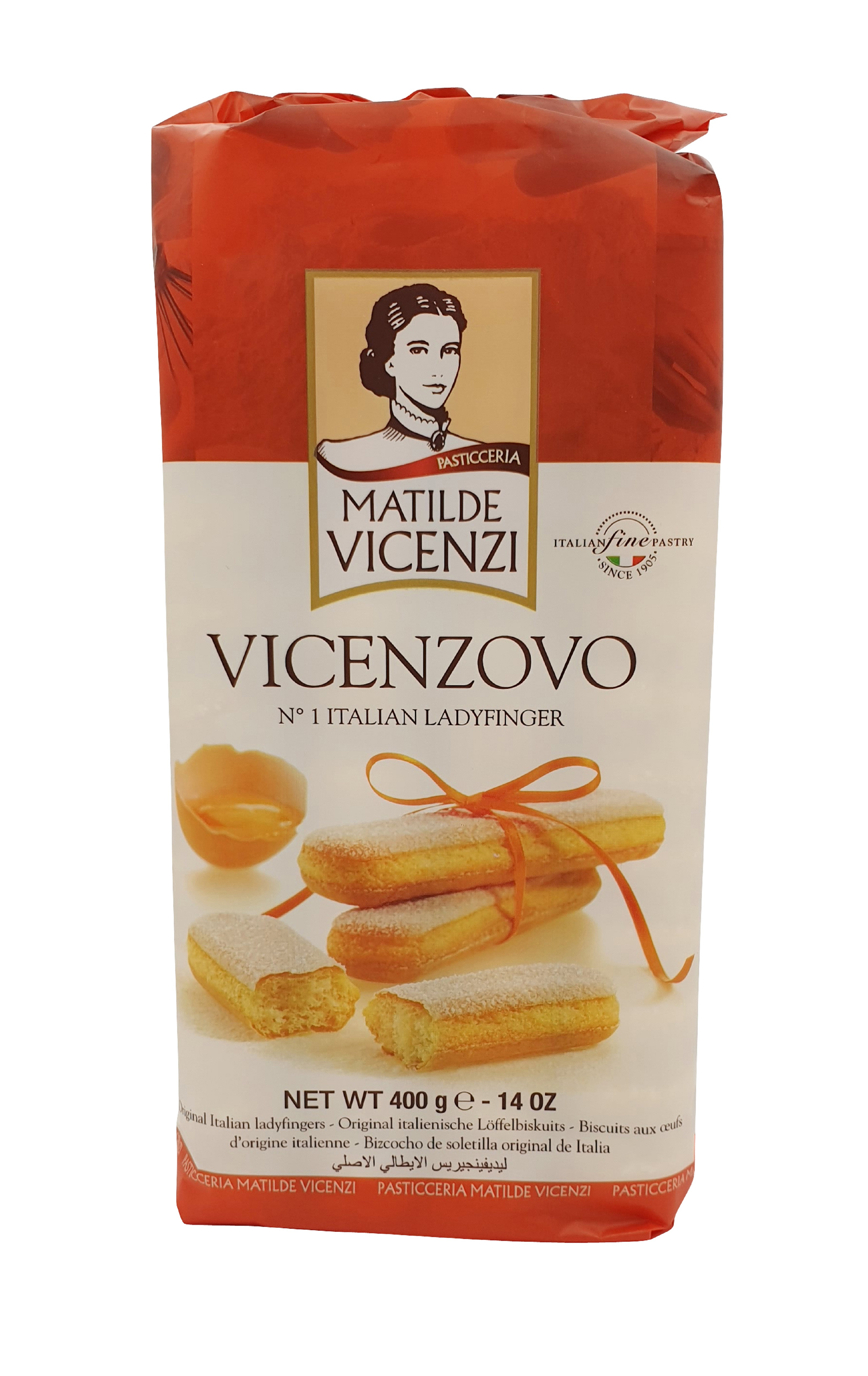 Matilde Vicenzi, Vicenzovo - Löffelbiskuits 400 g , Süßwaren, 0,4 kg