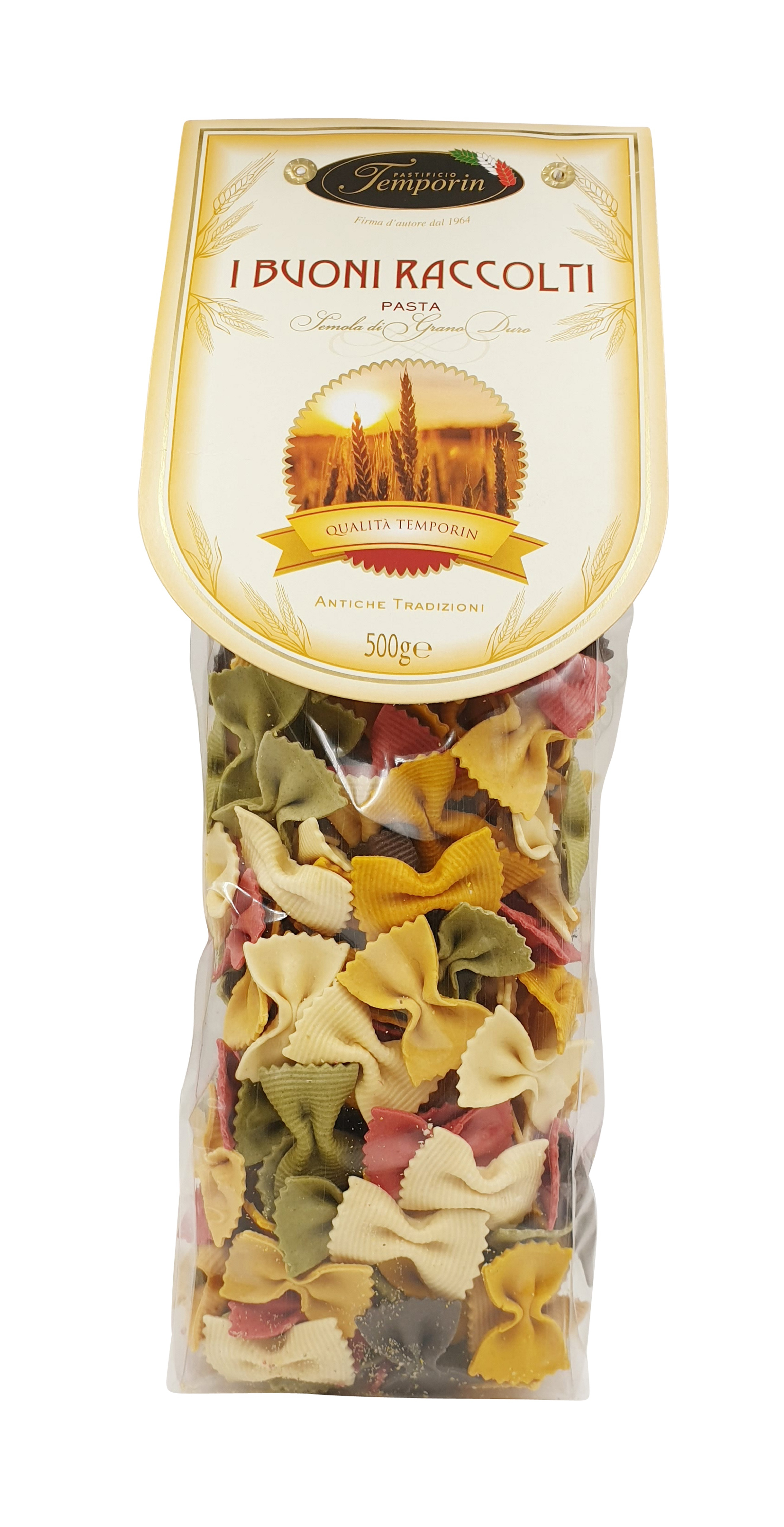 Pastificio Temporin, Farfalle, Pasta, 0,5 kg