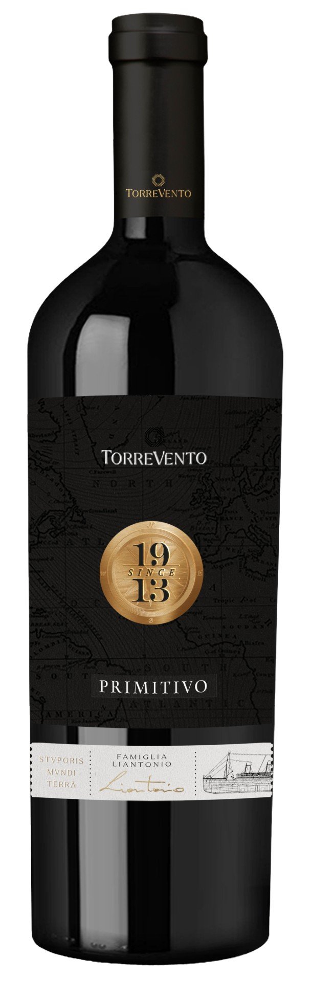(21,32 €/l) Torrevento Since 1913 Primitivo Puglia Rosso