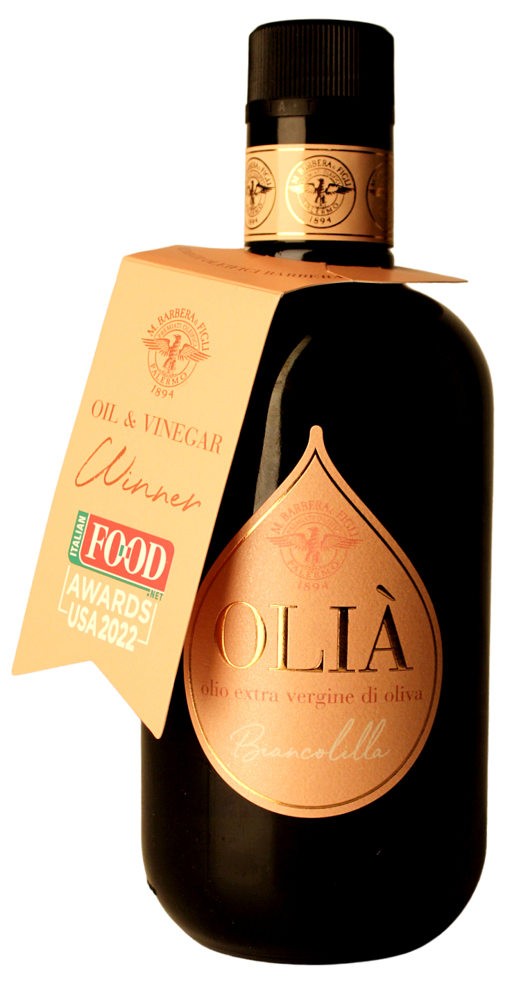 (29,98 €/l) Premiati Oleifici Barbera Olià Olio Extra Vergine di Oliva Biancolilla 500 ml