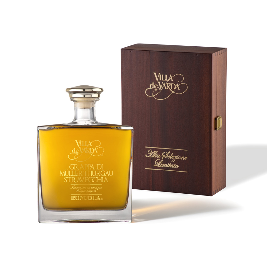 Villa de Varda, Grappa di  Müller Thurgau Stravecchia Roncola, Grappa, 0,7 l