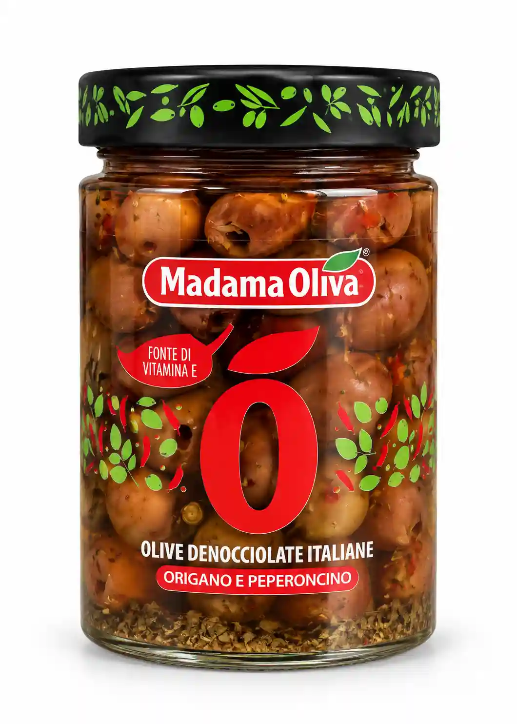Olive Denoccciolate Origano Peperoncino