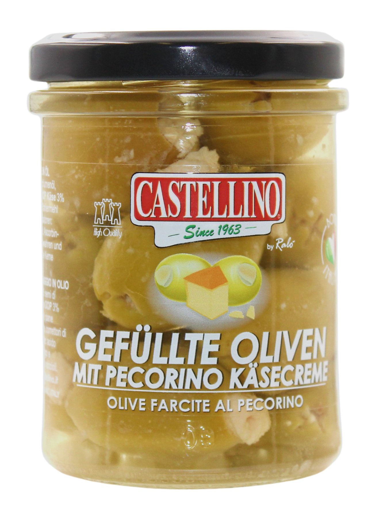 (23,83 €/kg) Castellino Olive farcite al pecorino