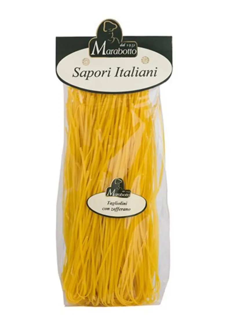 Tagliolini con zafferano Tagliolini con zafferano
