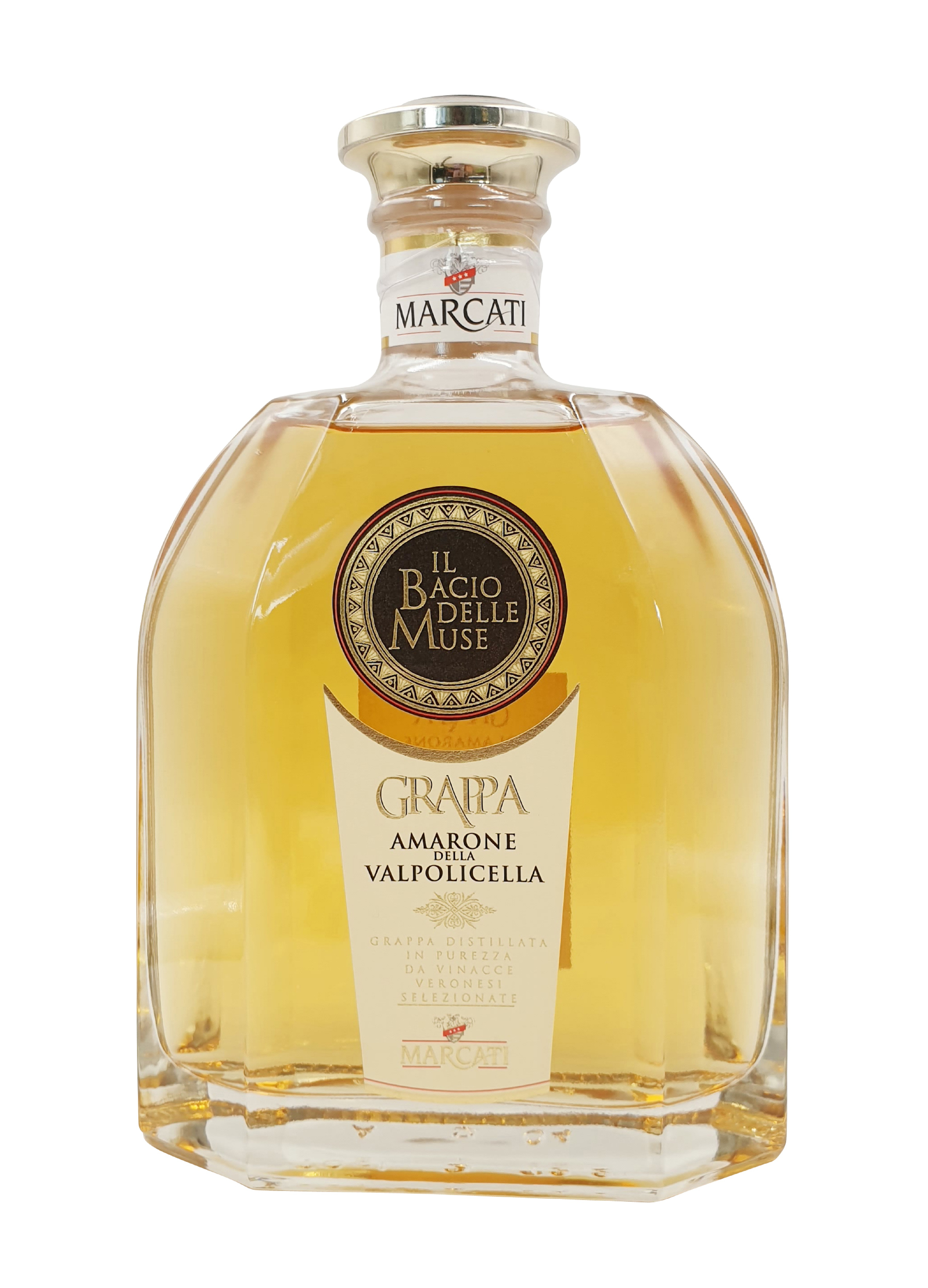 Marcati, Grappa Amarone Bacio delle Muse, Grappa, 0,7 l