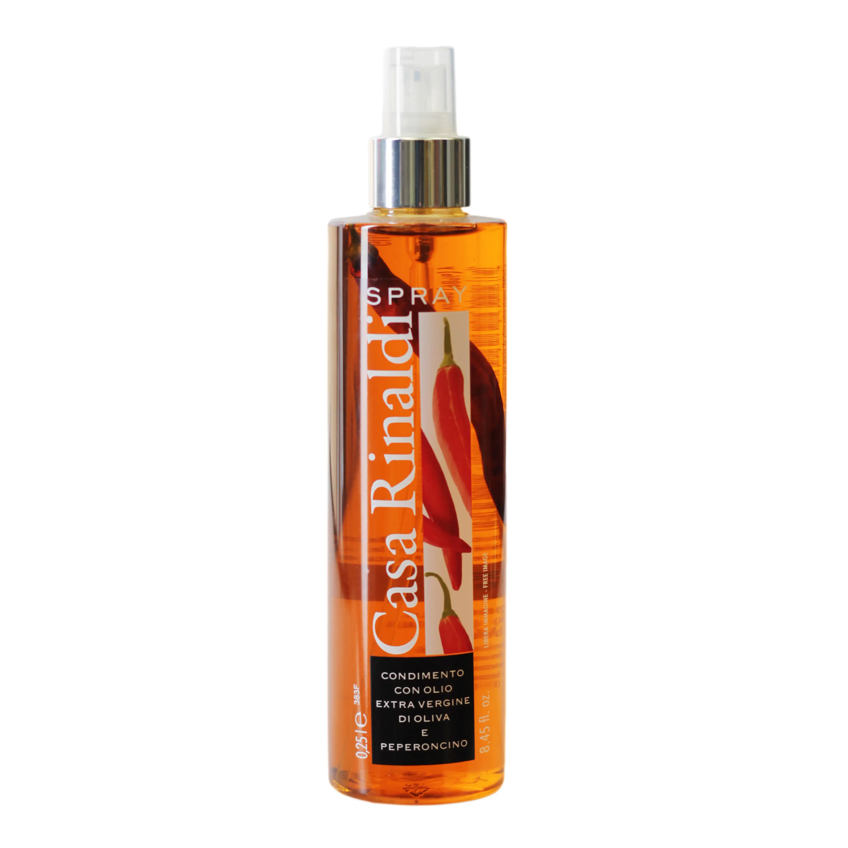 Condimento con Olio Extra Vergine di Oliva Peperoncino Spray 250 ml Condimento con Olio Extra Vergine di Oliva Peperoncino Spray 250 ml
