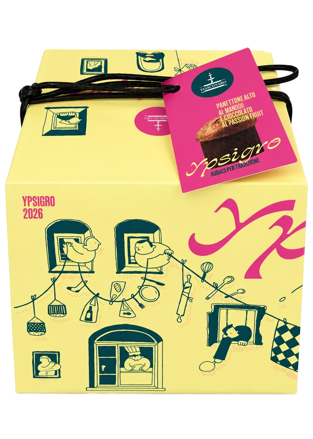 Panettone Ypsigro Mango e Cioccolato al Passion Fruit 750g