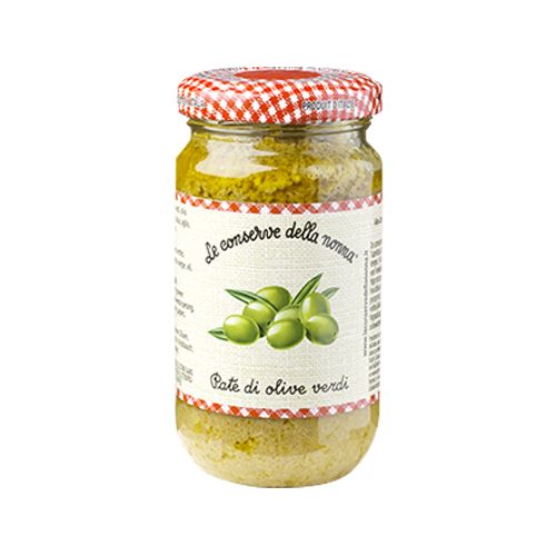 Le Conserve della Nonna, Paté di Olive Verdi, Antipasti, 0,19 kg