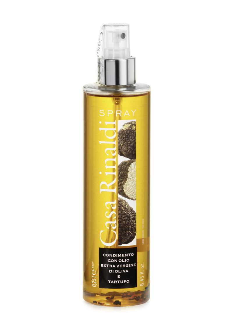 Casa Rinaldi, Condimento con Olio extra vergine di Oliva & Tartufo 250ml Spray, Olivenöl, 0,25 l
