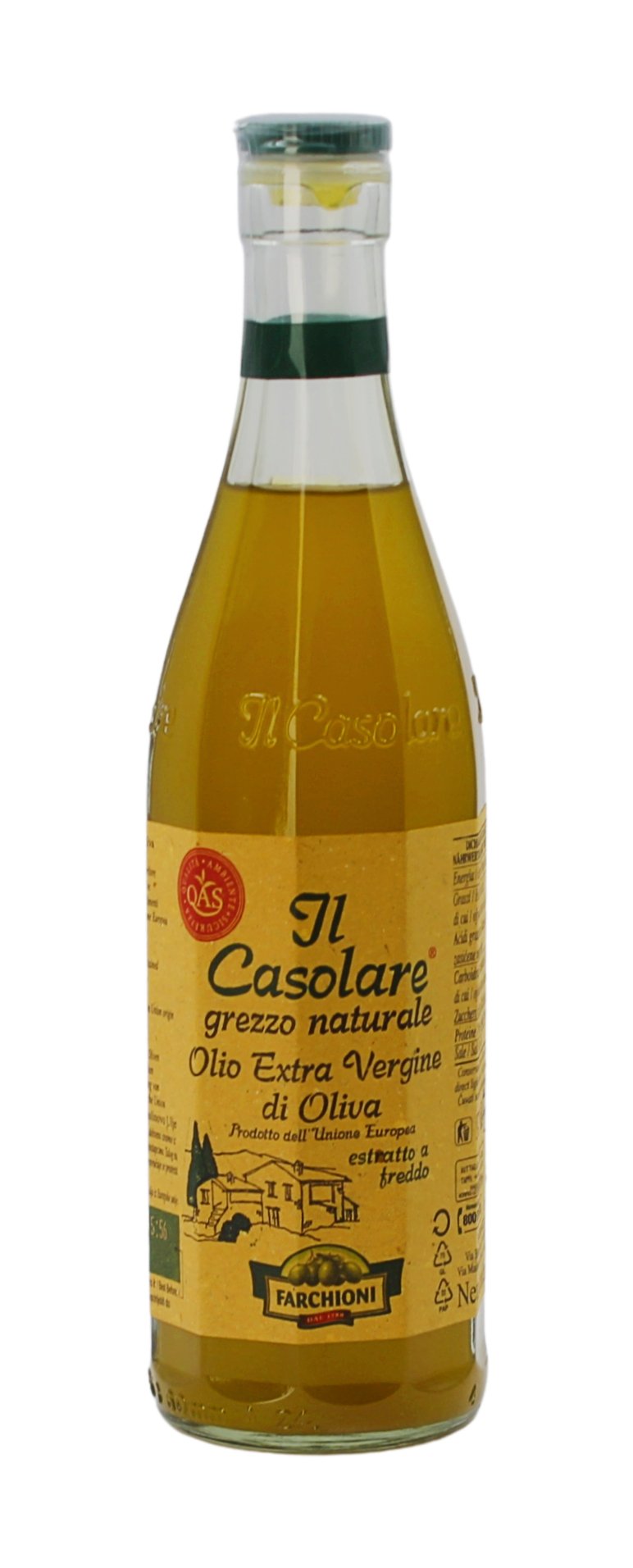 Farchioni, Olio Extra Vergine Grezzo 500 ml, Olivenöl, 0,5 l