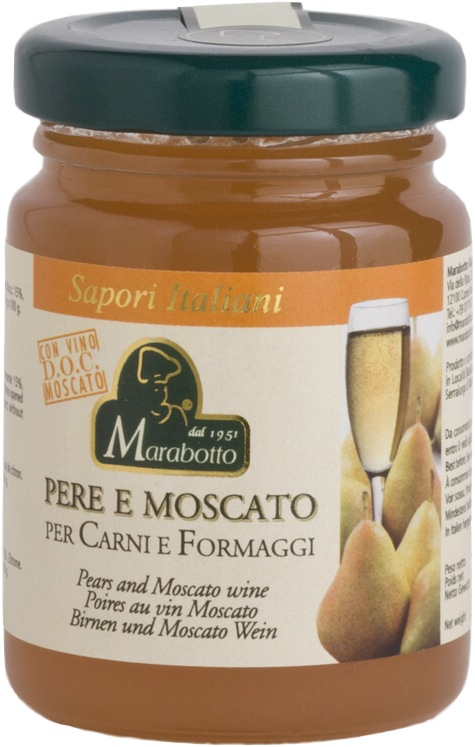 (40,82 €/kg) Marabotto Confettura Pere e Moscato 110 g