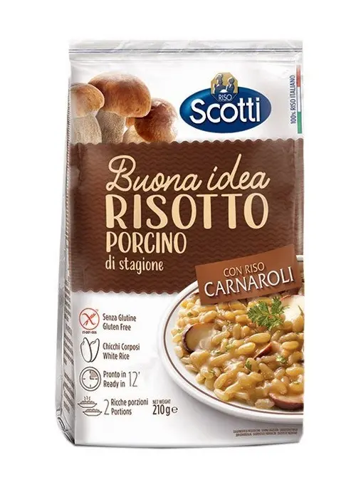 Risotto Porcino di stagione - senza Glutine 210 g Risotto Porcino di stagione - senza Glutine 210 g