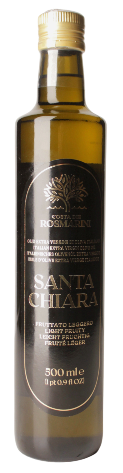 Costa dei Rosmarini, Olio Extra Vergine di Oliva Santa Chiara, Olivenöl, 0,5 l