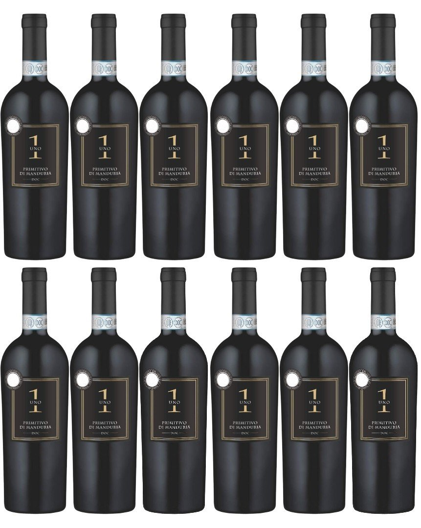 (12,21 €/l) Masseria La Volpe Masseria La Volpe Uno Primitivo di Manduria (12 x 0,75 l)
