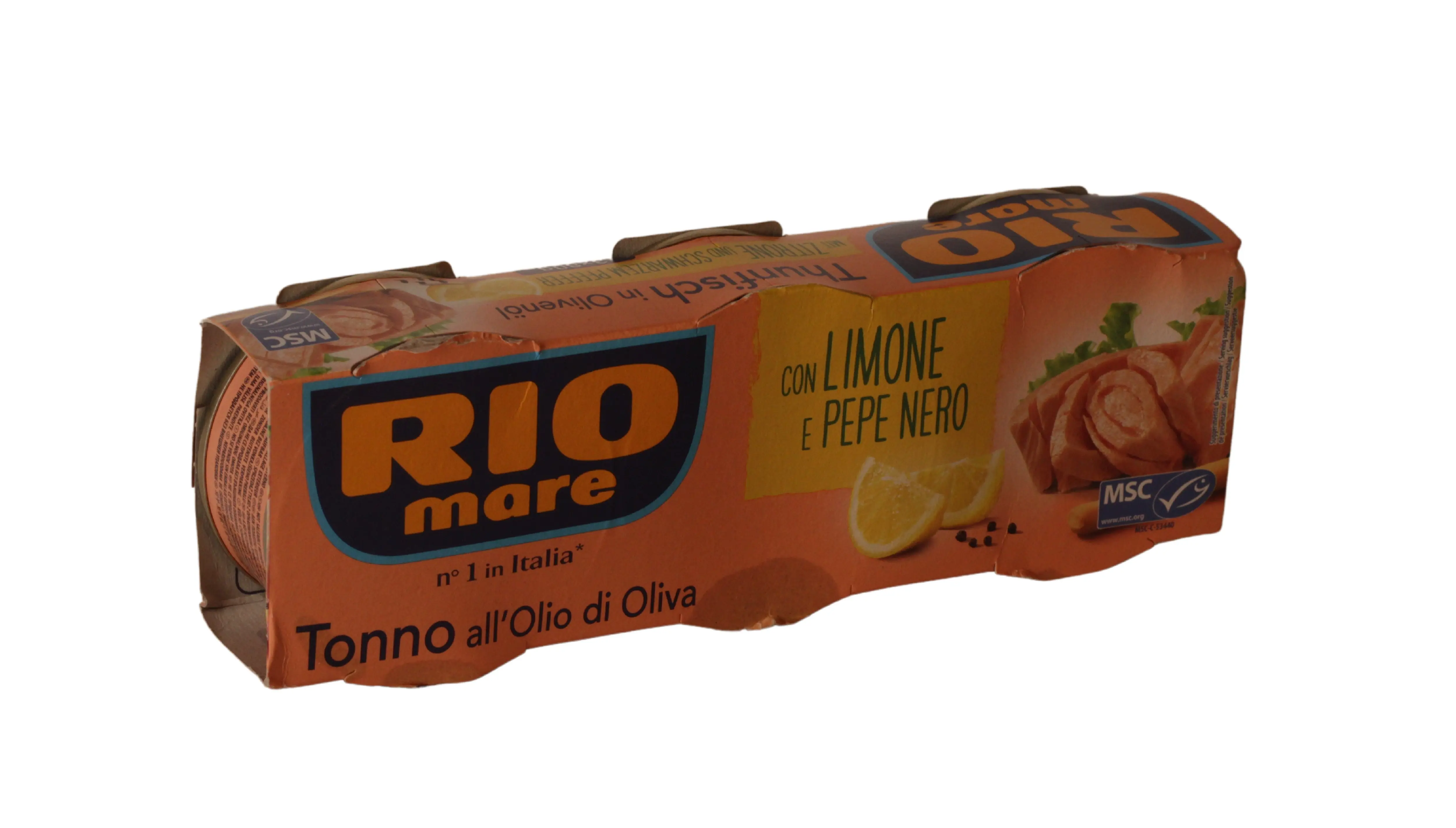 Tonno con Limone e Pepe Nero 3 x 80 g Tonno con Limone e Pepe Nero 3 x 80 g