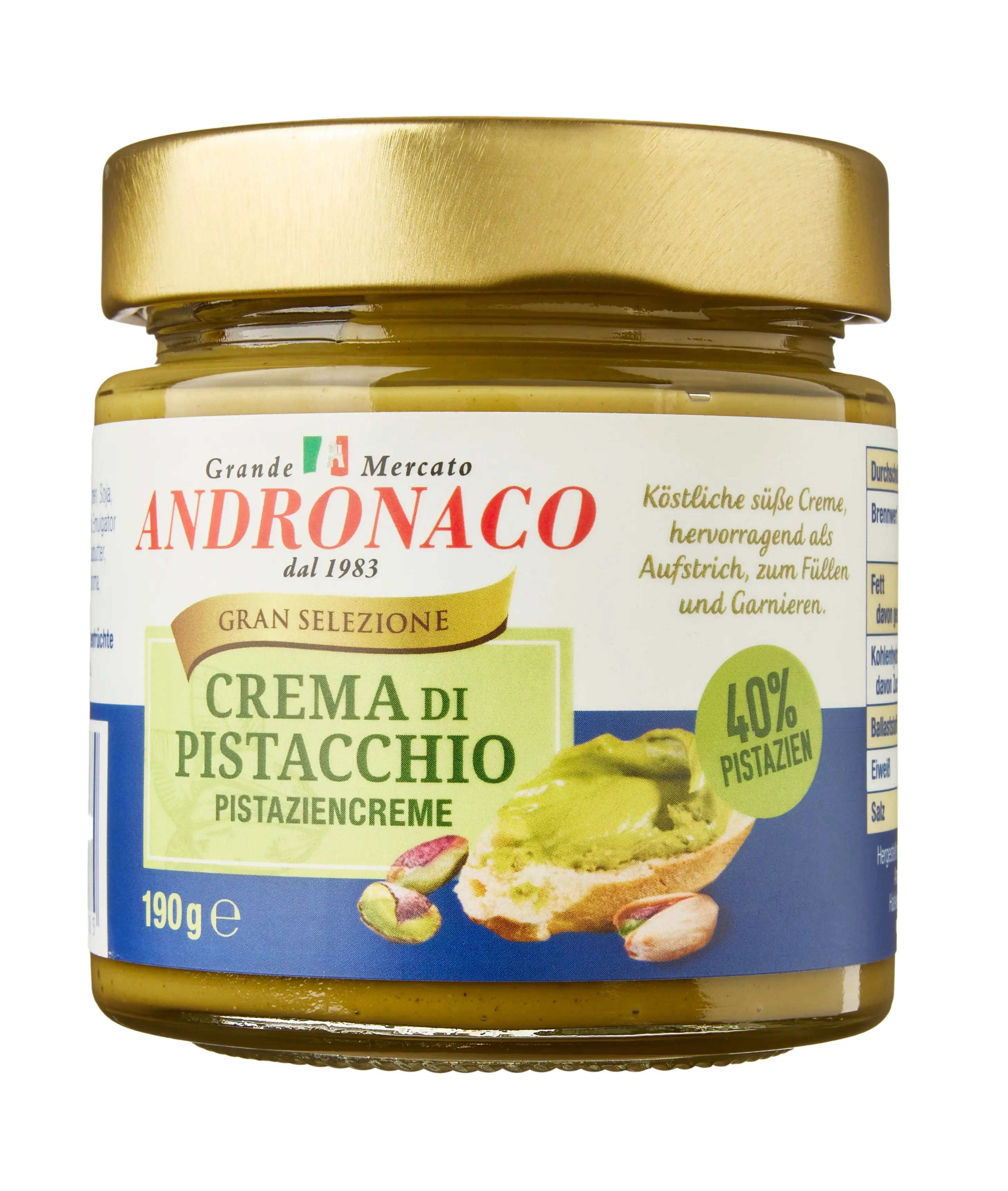Pistaziencreme 190 g
