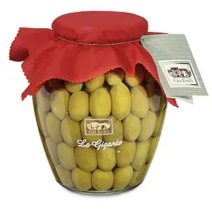 Olive Verdi Bella di Cerignola La Gigante 580 g Olive Verdi Bella di Cerignola La Gigante 580 g