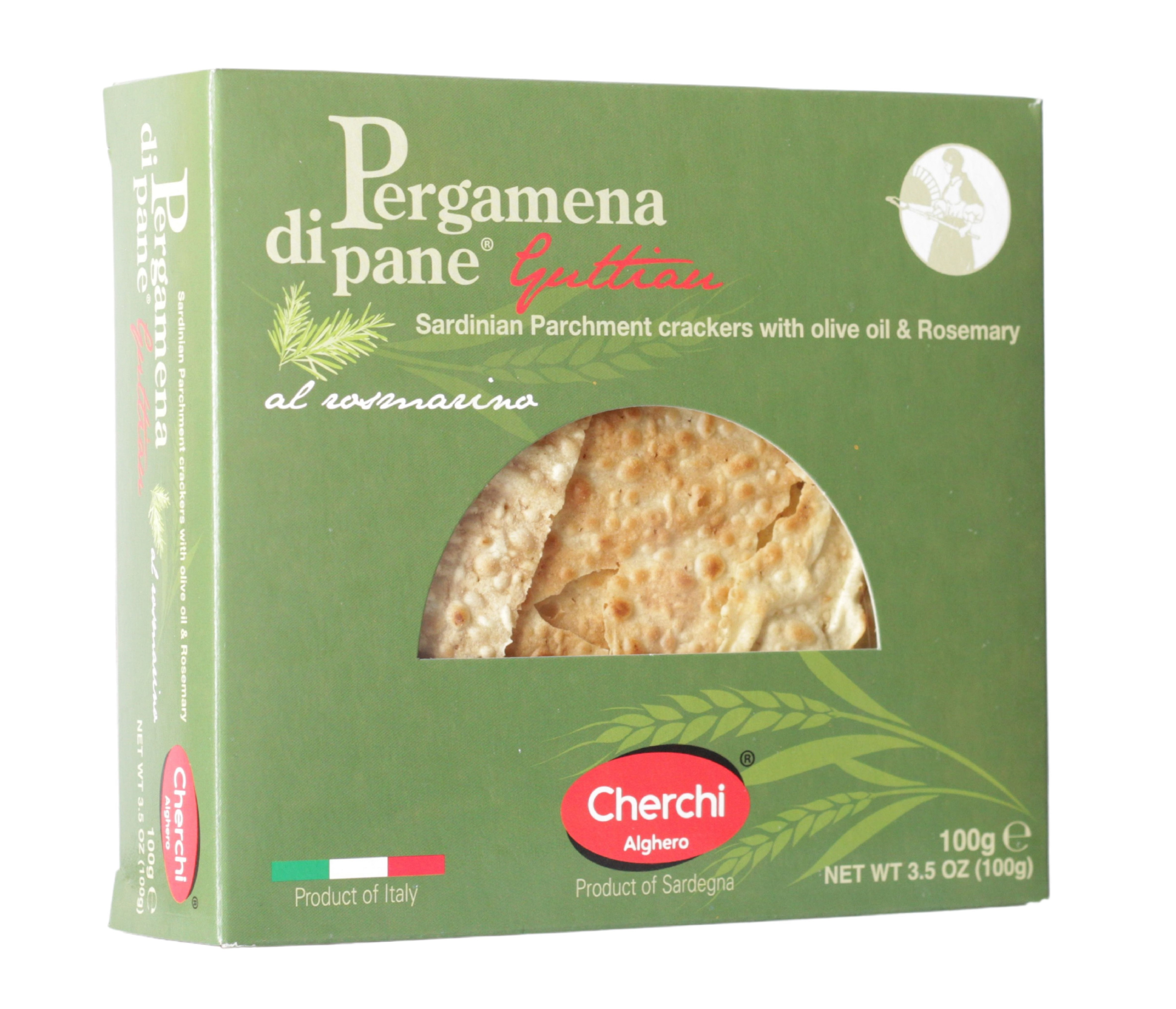 (47,90 €/kg) Cherchi Pergamena di pane Guttiau al Rosmarino 100 g