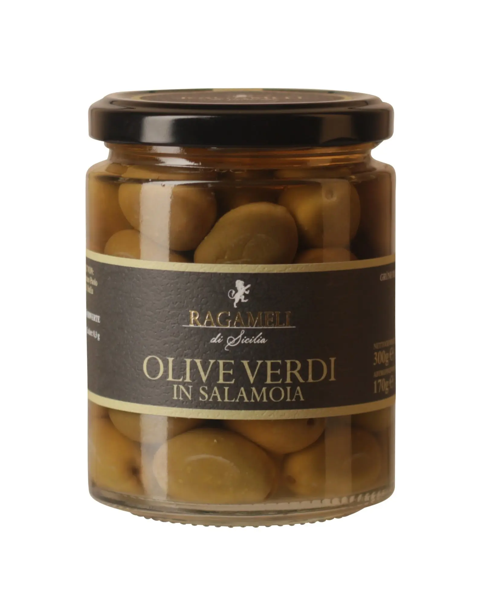 Olive Verdi in Salamoia Ragameli di Sicilia Olive Verdi in Salamoia Ragameli di Sicilia