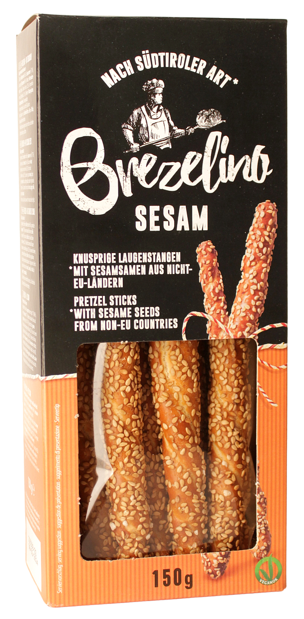 Nawarra, Brezelino Sesam 150 g, Brot & Knabbern, 0,15 kg