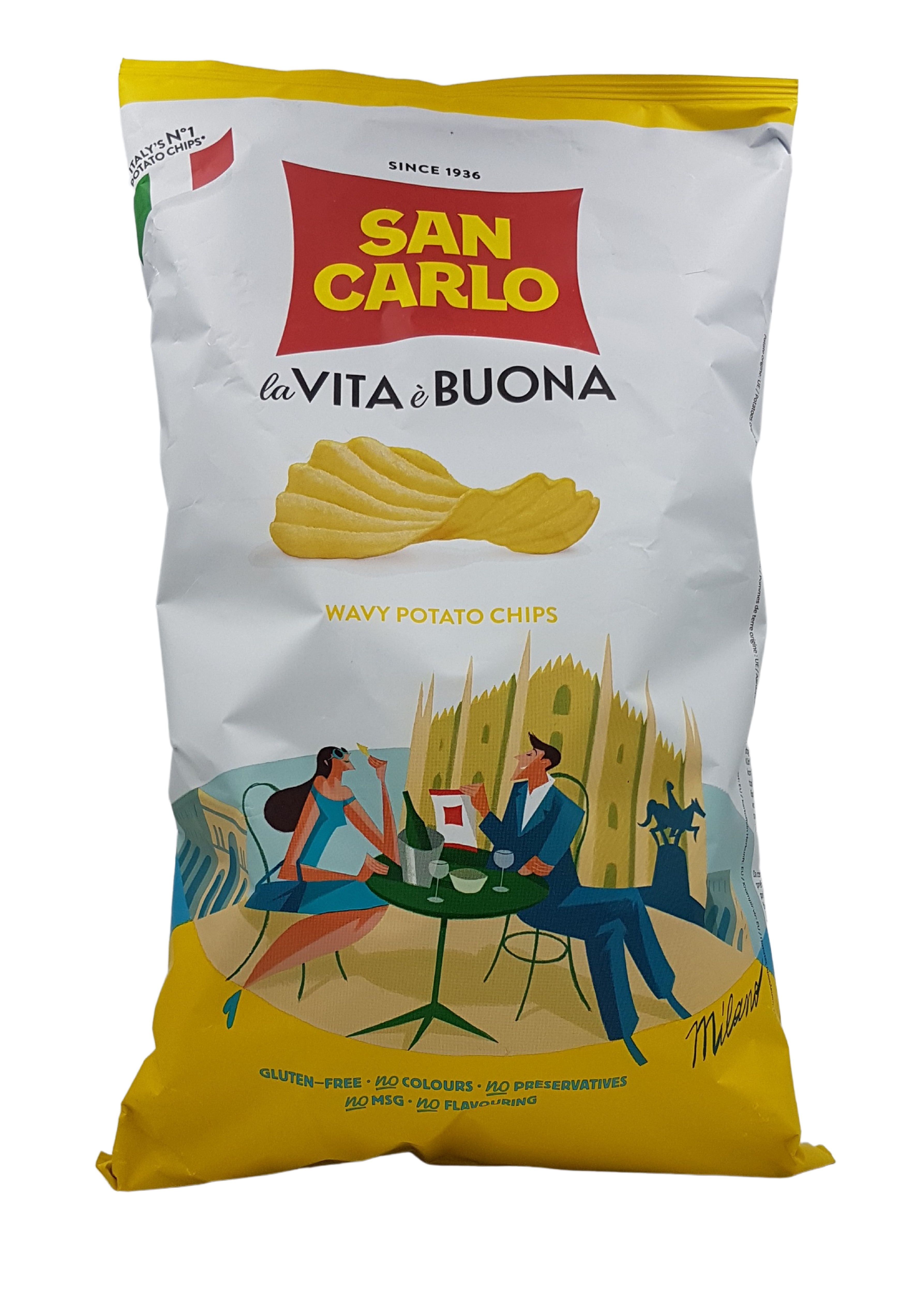 San Carlo Chips Wavy Milano 180 g (16,06 €/kg)