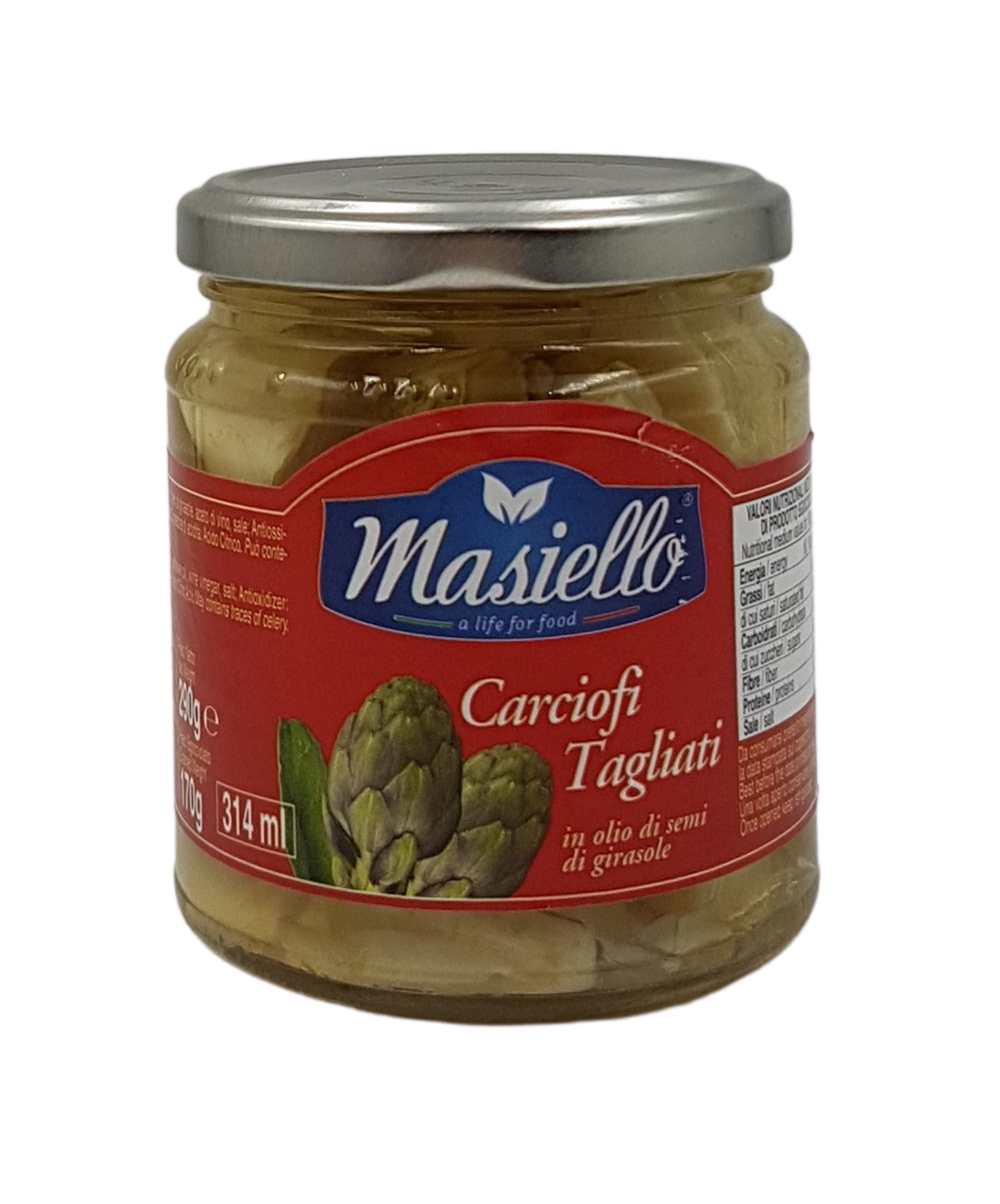 Masiello Carciofi Tagliati 290 g (17,59 €/kg)