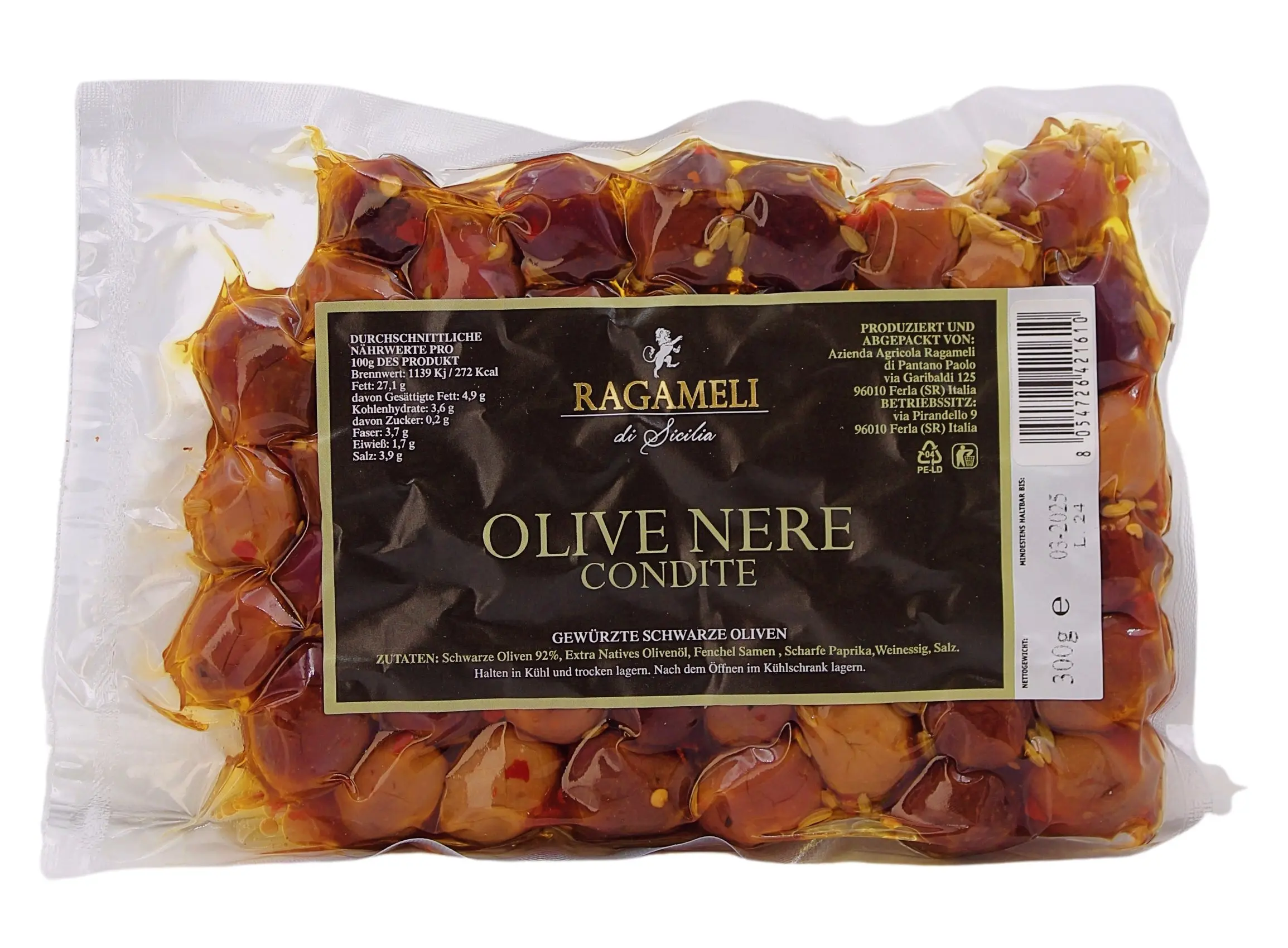 Olive Nere Condite 300 g Olive Nere Condite 300 g