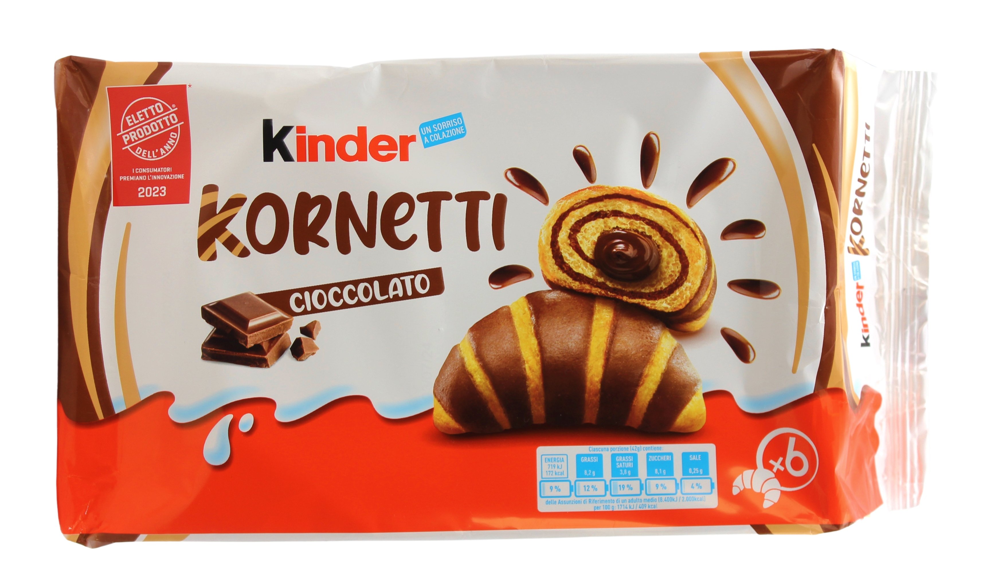 Ferrero, Kornetti Cioccolato 252 g, Süßwaren, 0,252 kg