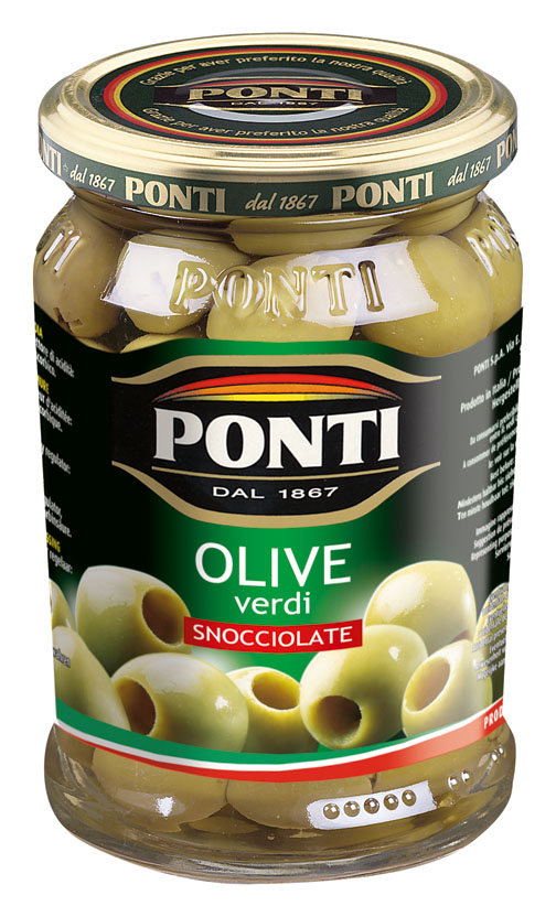 (20,69 €/kg) Ponti Olive Verdi Snocciolate 290g