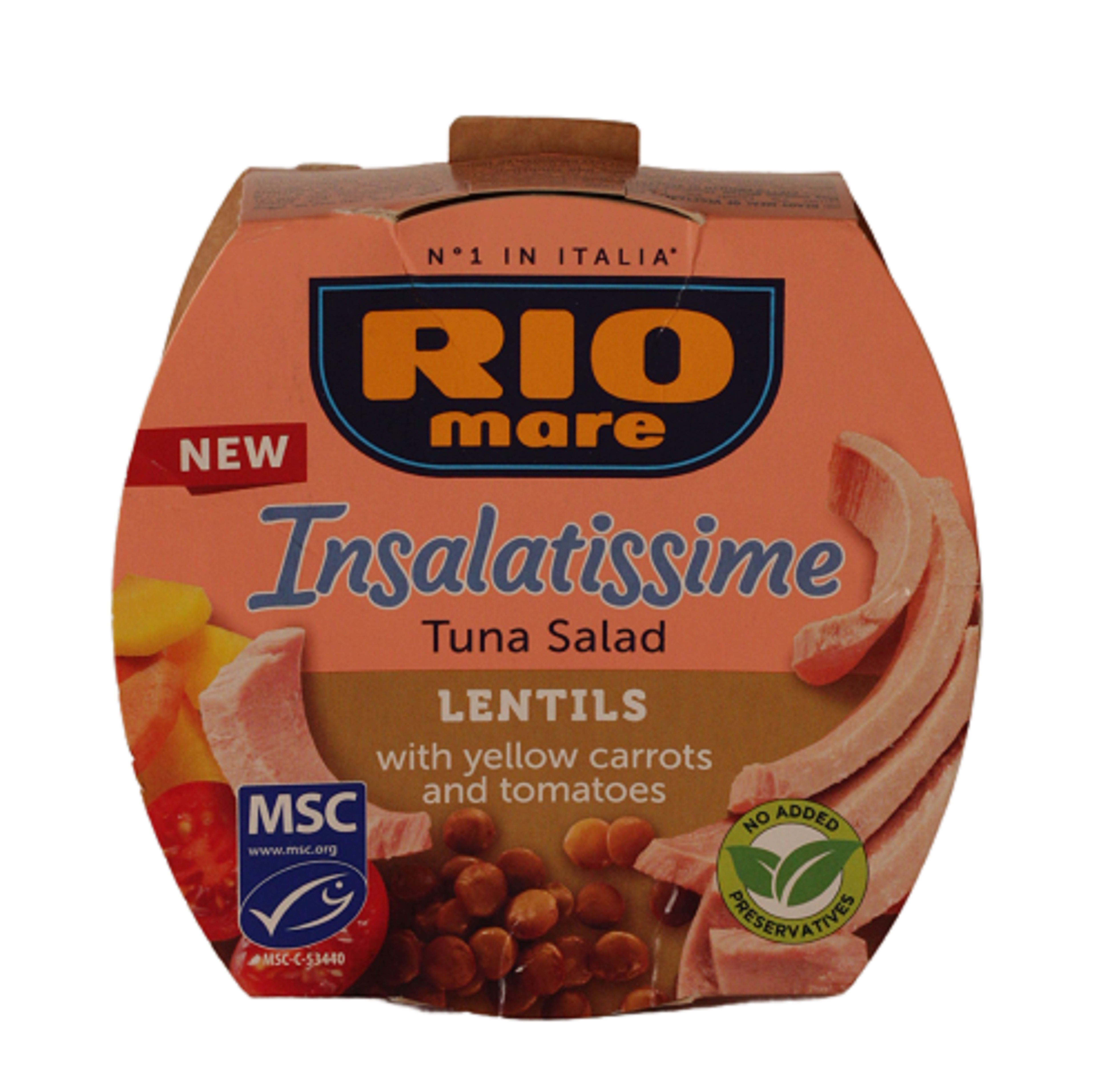 Rio Mare, Insalatissime Lenticchie e Tonno 160 g, Fisch, 0,16 kg