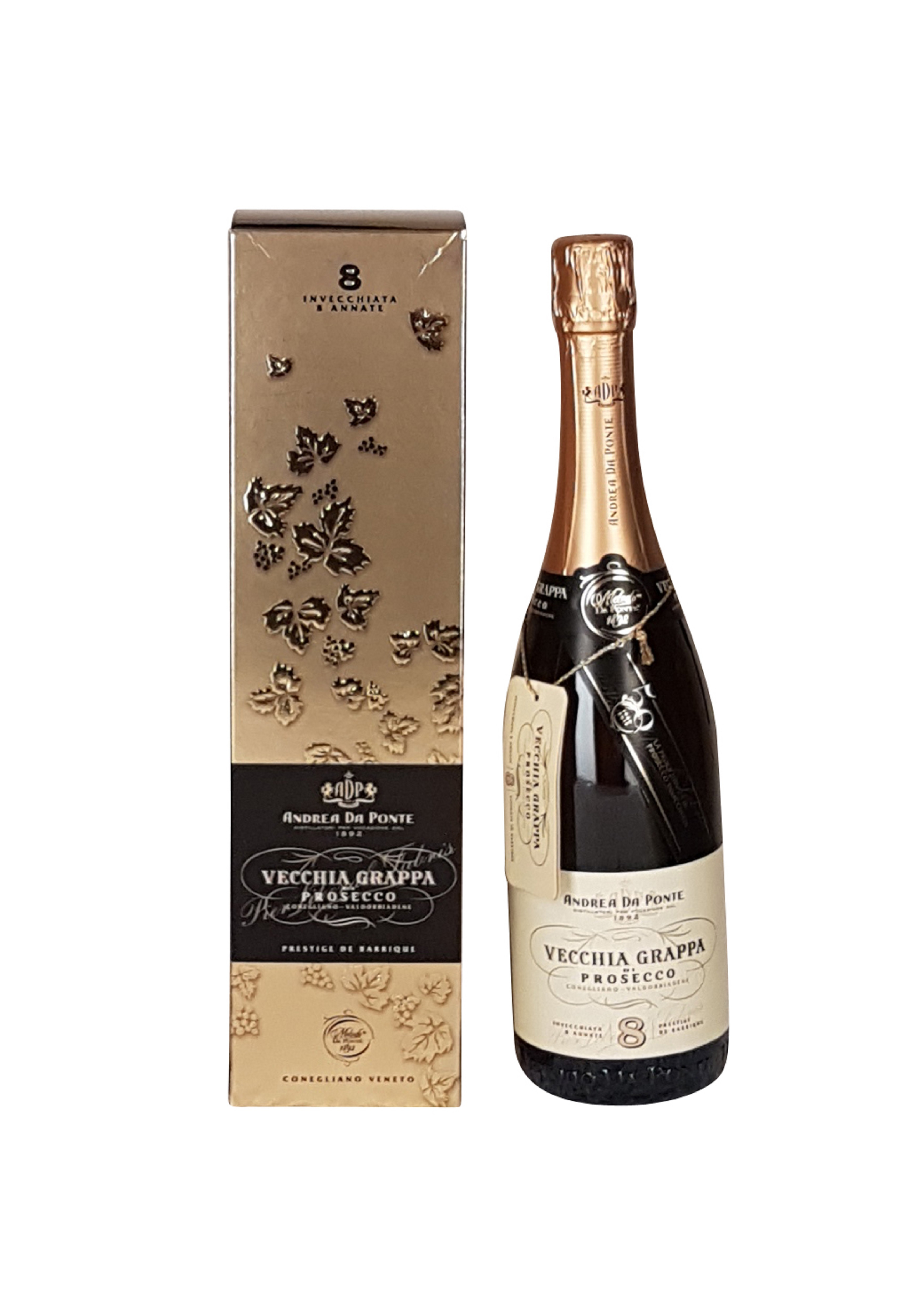 (48,56 €/l) Andrea da Ponte Vecchia Grappa di Prosecco 8 Anni
