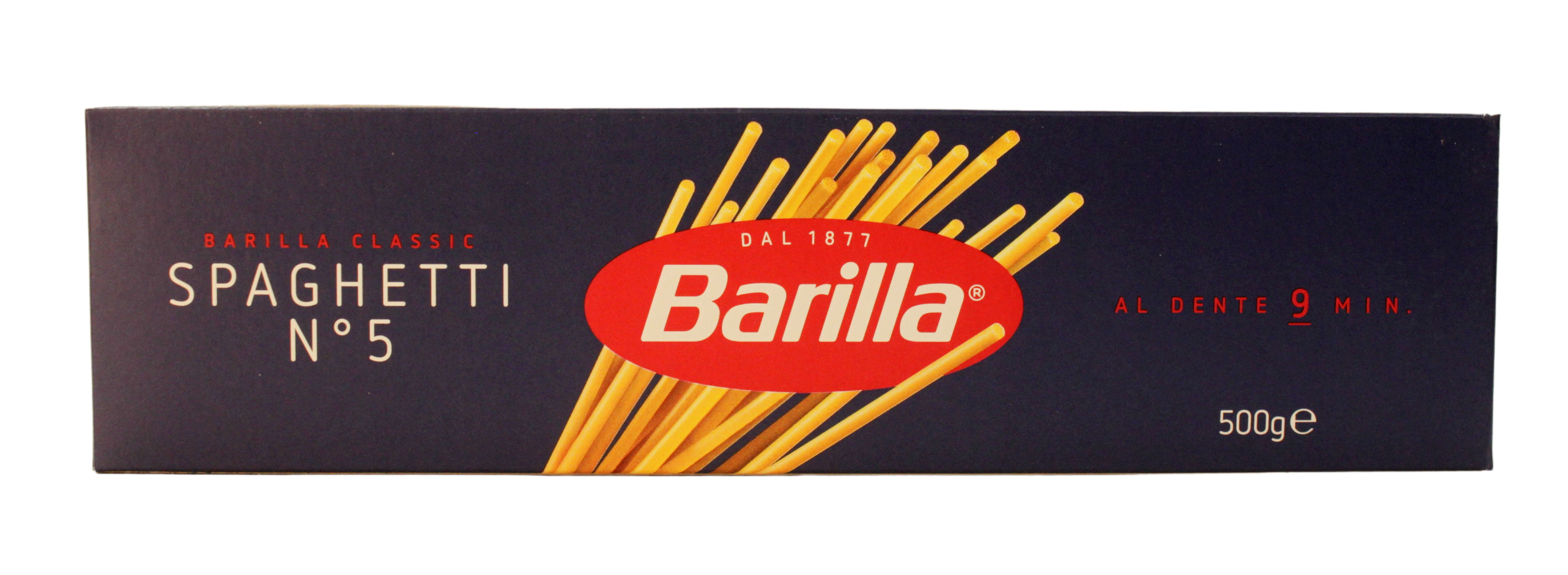 Barilla, Spaghetti n°5, Pasta, 0,5 kg