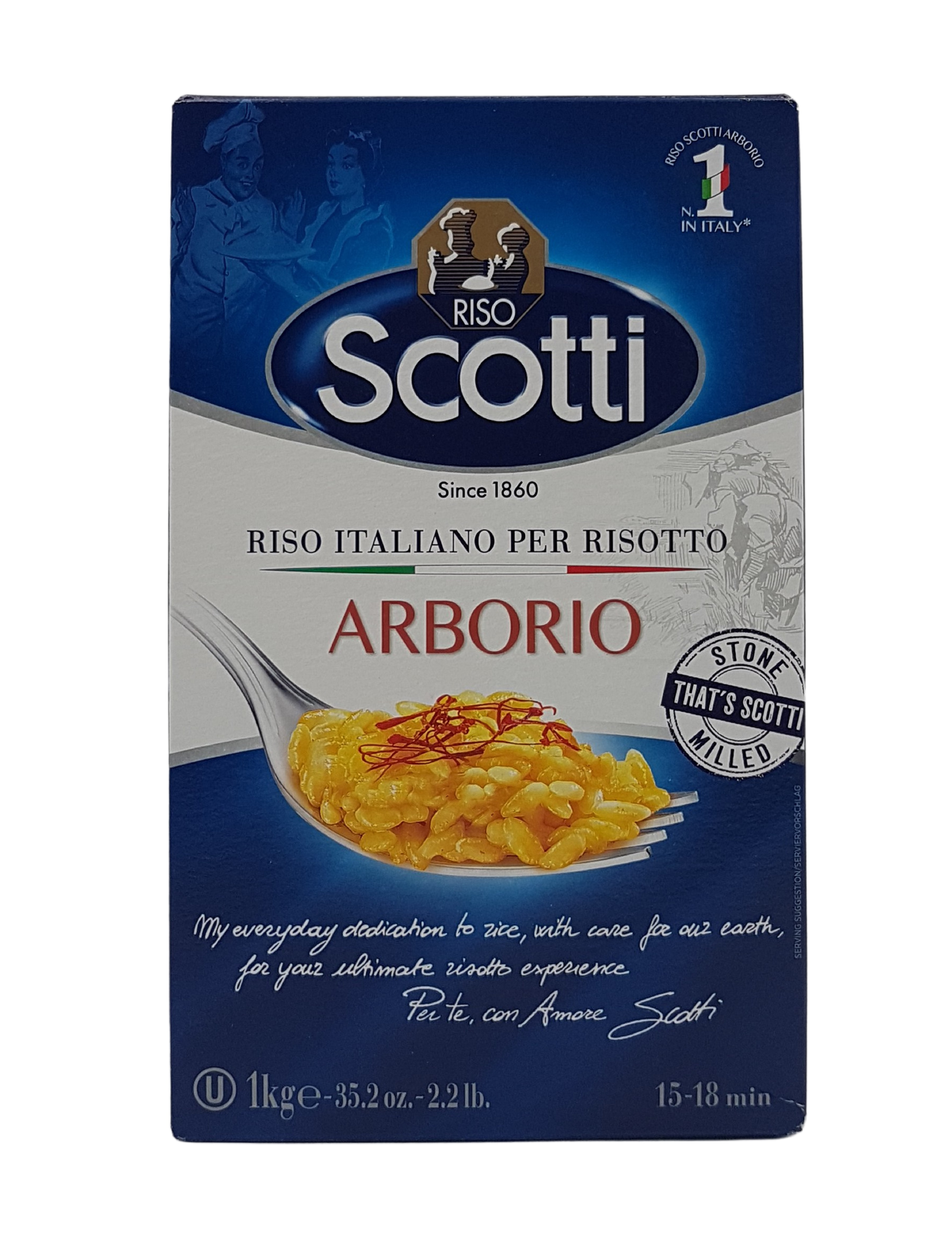 (6,49 €/kg) Riso Scotti Riso Superfino Arborio 1 Kg