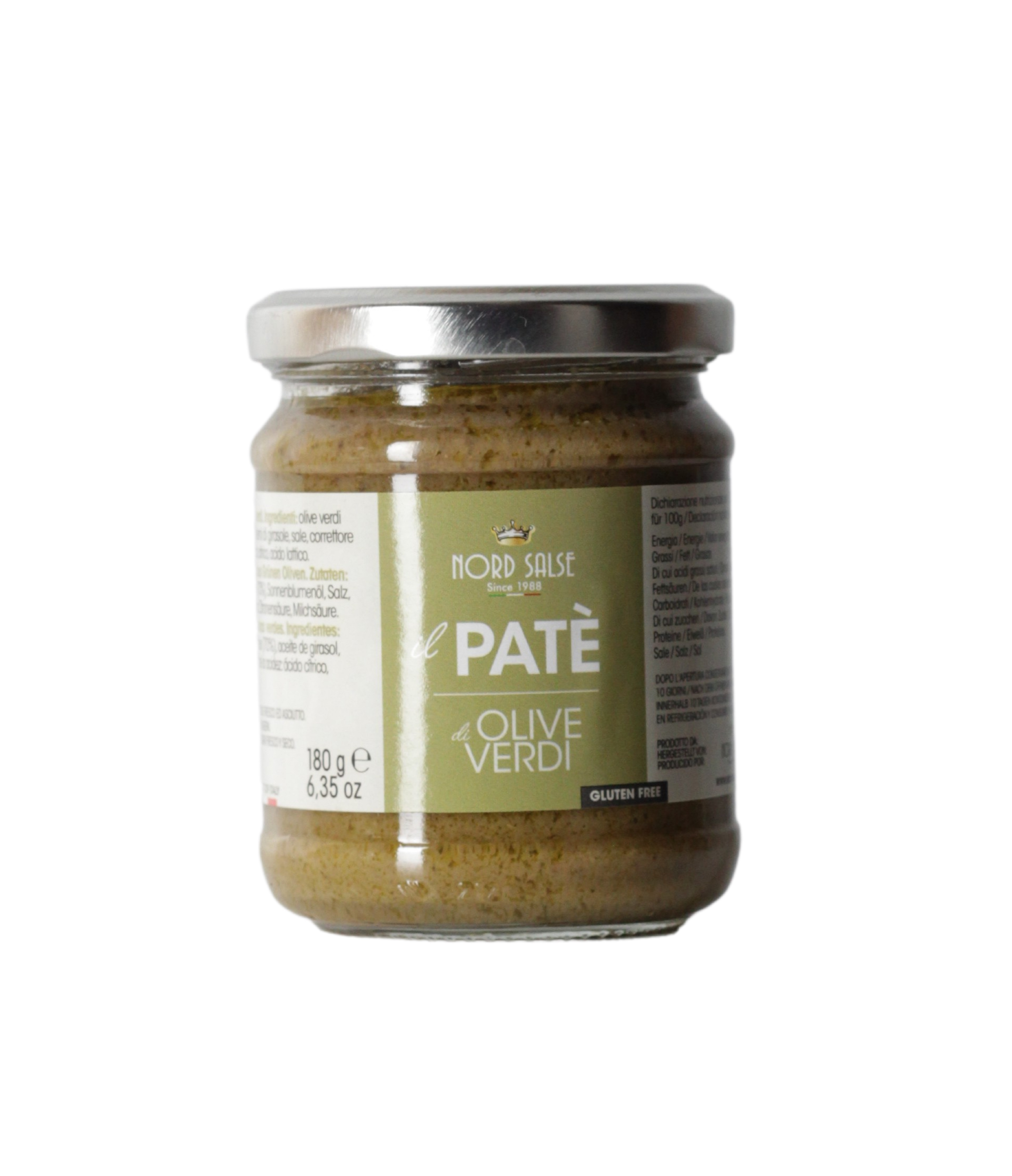 (14,39 €/kg) Nord Salse Paté di Olive Verdi