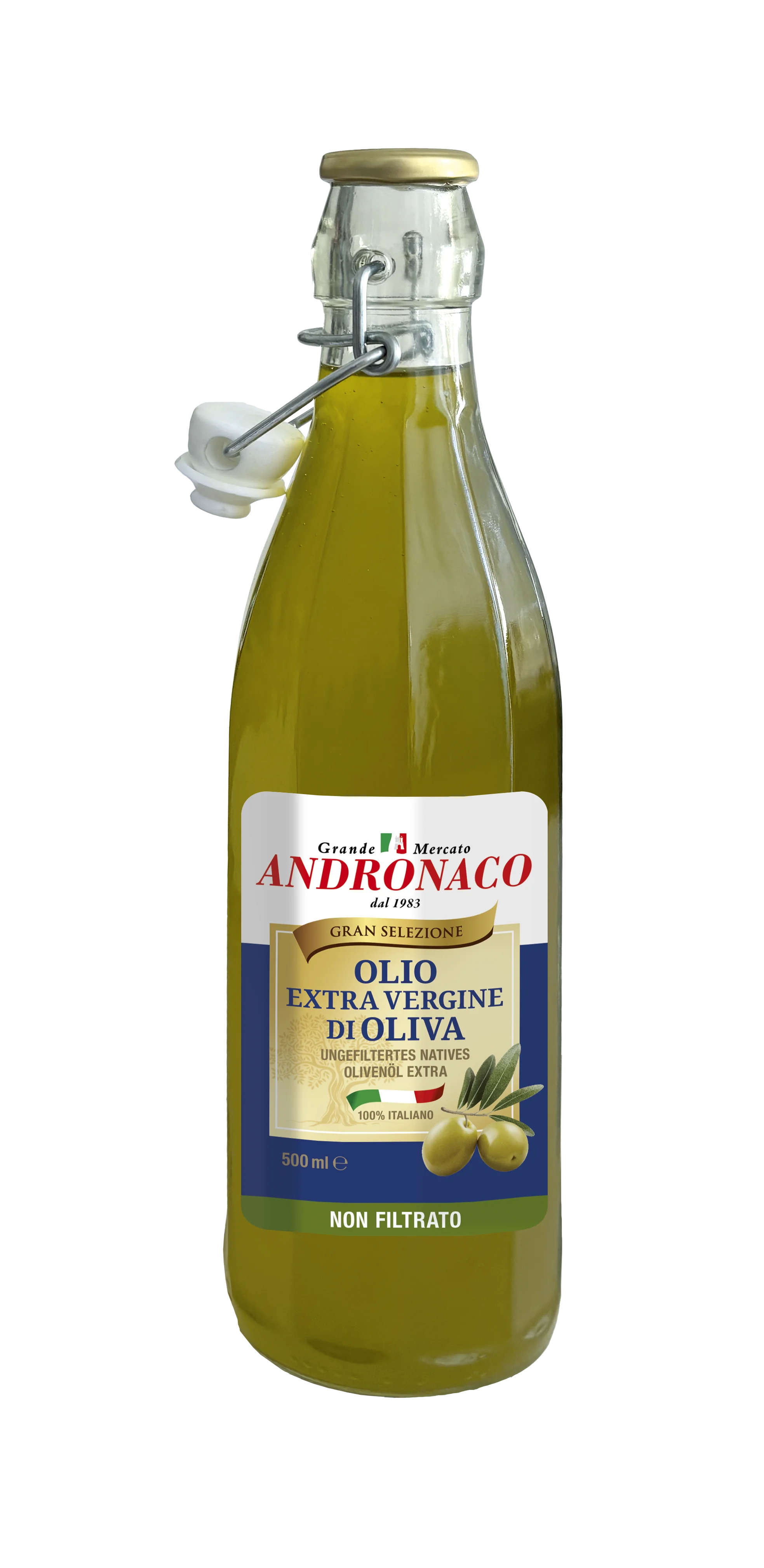 Olio di Oliva Extra Vergine Non Filtrato 500 ml